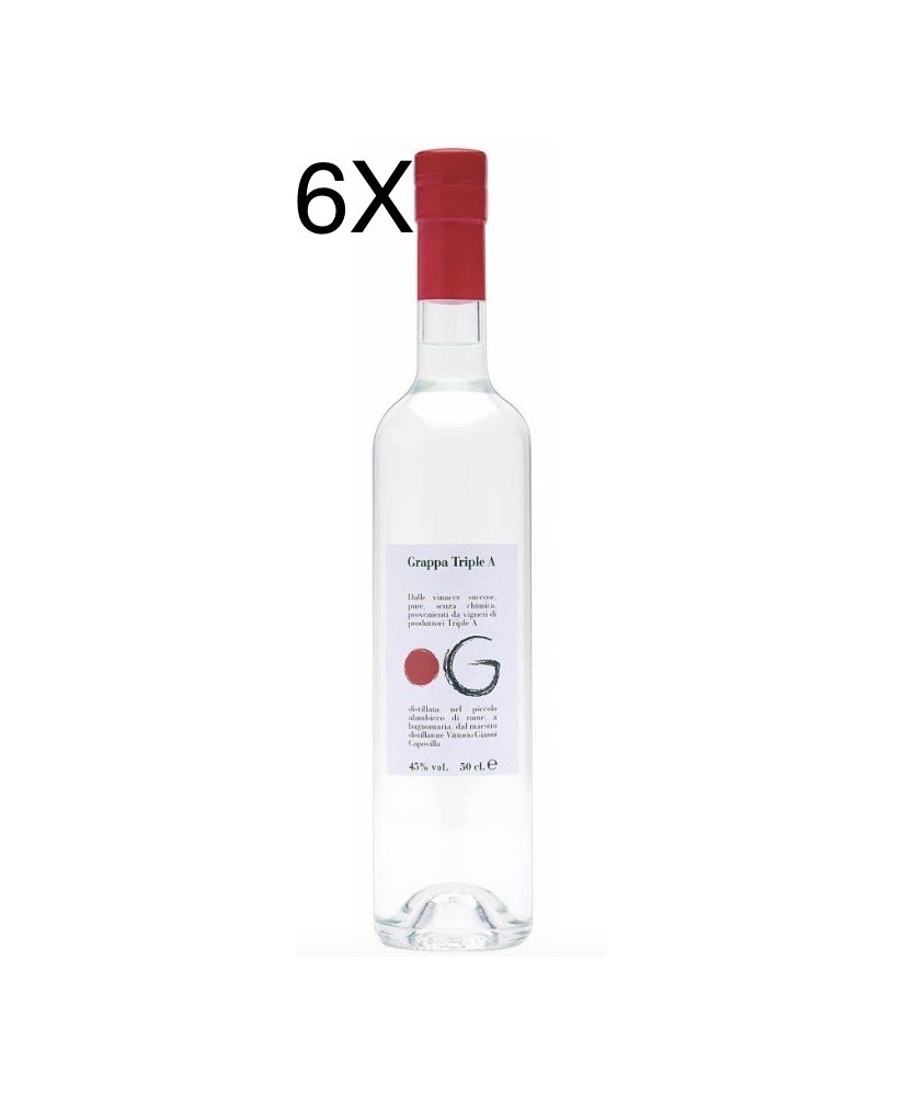 Shop online italian grappa Capovilla Punto G Natural White Grappa. Best price italian product
