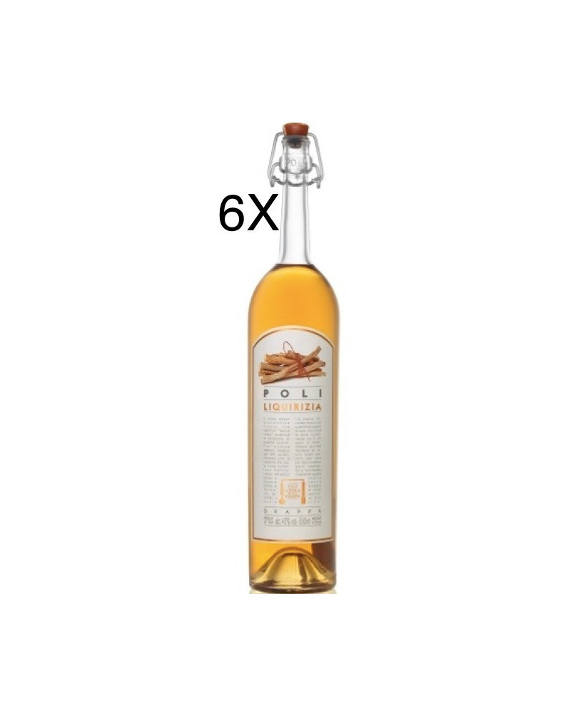 Shop online italian grappa Jacopo Poli Licorice. Made in Italy Grappa Poli schnapps