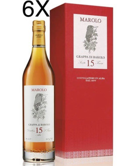 Vendita online e prezzi Grappa Marolo di Barolo Barricata invecchiata 15 anni. Shop online grappe della distilleria Marolo di Al