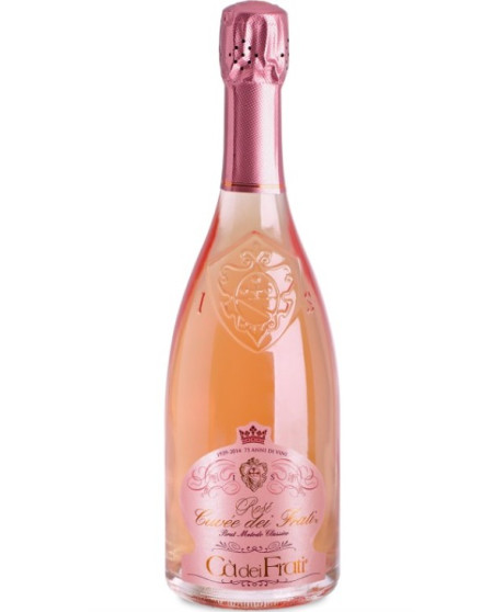 Online sales wines Ca 'dei Frati - Rosé Cuvée of Friars, Champagne Brut. Shop online wine rose 'sparkling marzemino, sangiovese,