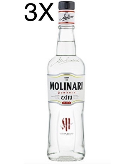 online sale Molinari Sambuca Extra - aniseed liqueur, perfect to fix the coffee or drink straight with ice.