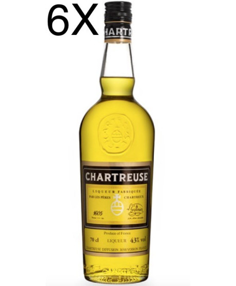 Vendita online Chartreuse Giallo Liquore Francese da cocktail di qualità. Miglior prezzo on-line Chartreuse Giallo