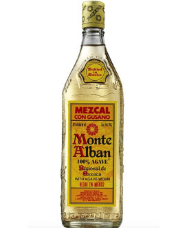 Vendita online Mezcal Monte Alban con verme Gusano. Shop on line mezcal di qualità al miglior prezzo