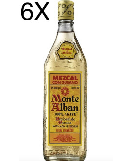 Shop online Mezcal Monte Alban with Gusano worm. Quality mezcal online sales at the best price.