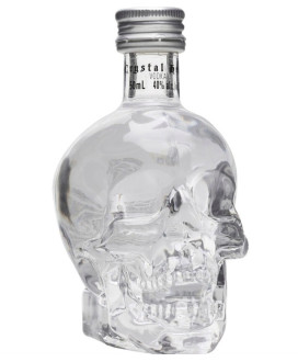 Vendita online Vodka Cristal Head mignon. Shop online vodka bottiglia a forma di teschio, miglior prezzo