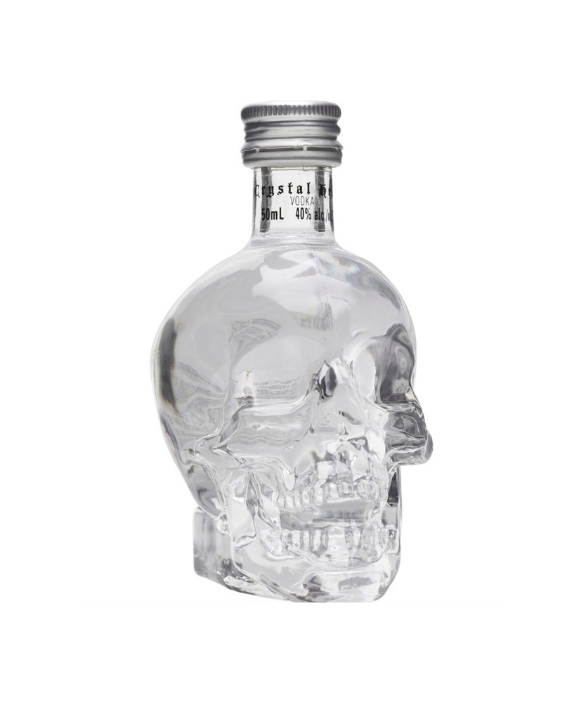 Online sales Crystal Head Vodka mignon. Shop online vodka bottle in the shape of skull, best price