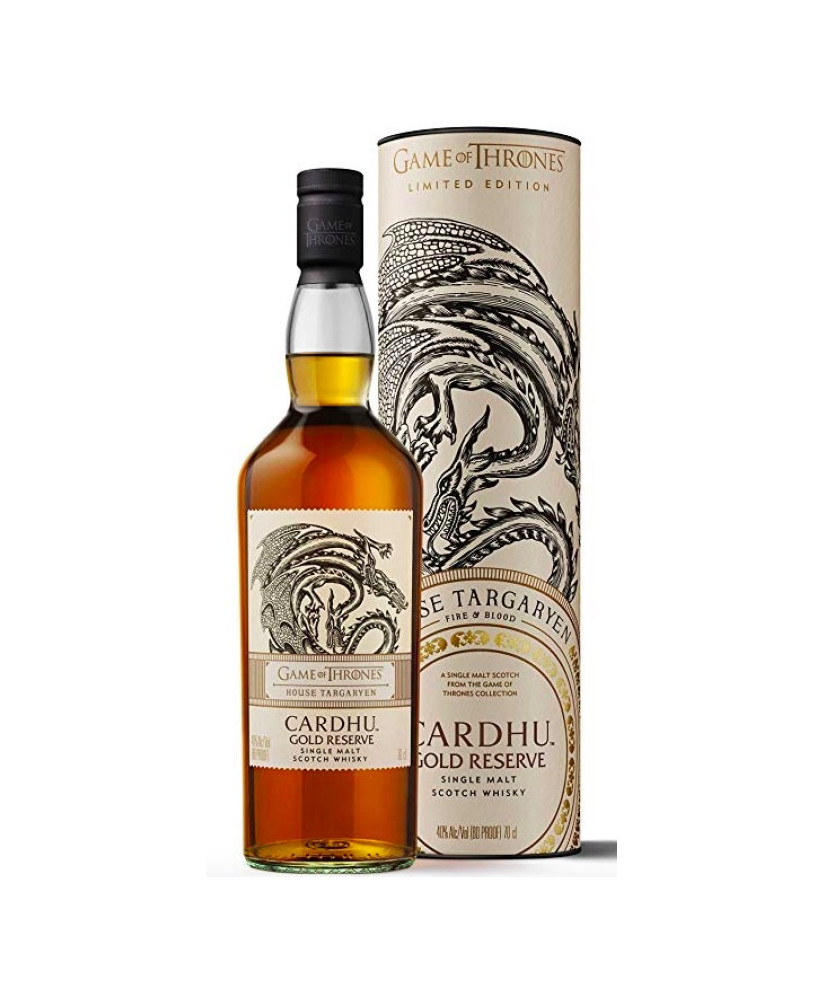 Whisky Game of Thrones, Cardhu - House of Targaryen - Single Malt Scotch Whiskey - Game of Thrones - Shop