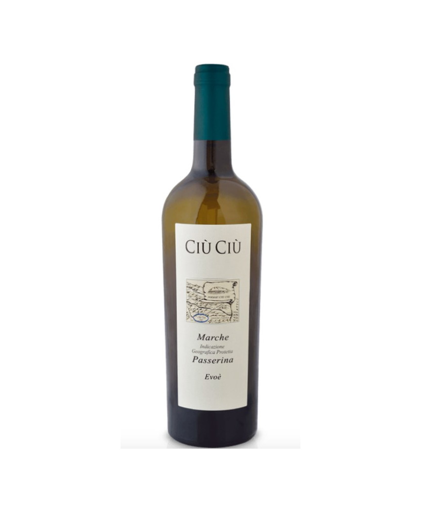 Passerina Ciù Ciù Evoè Marche IGP. Online shop fruity italian white wines. Best price online sales wine shop