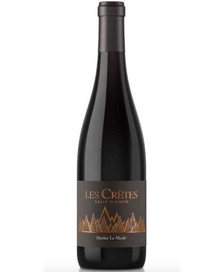 Les Cretes - Merlot Le Merle - Online sale Valle d'Aosta wines Les Cretes red wine north Italy best price