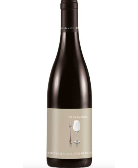 Anne Sophie Pic & Michel Chapoutier - Cotes du Rhone. Sale online red wine Rhone Valley