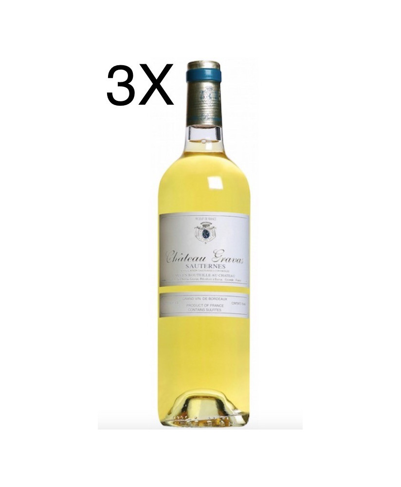 Vendita online Sauternes Francese Château Gravas Apellations Sauternes Controlée Gran Vin De Bordeaux. Enoteca online Acquistare