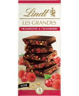 Lindt Les Grandes chocolate bars with framboise and cranberry shop online | corso101.com