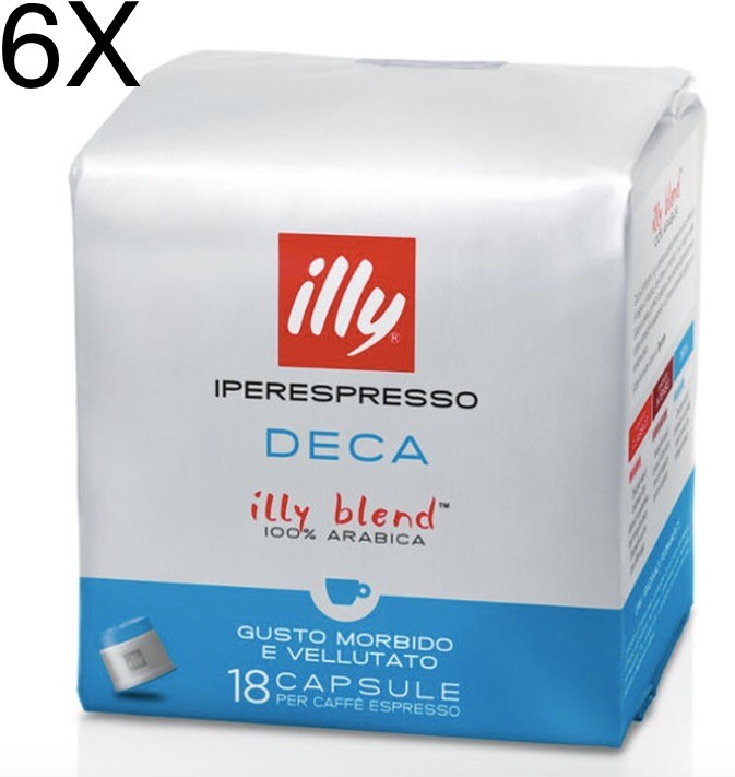 108 Capsule Illy Iperespresso 6 confezioni da 18 Capsule Forte - Illy