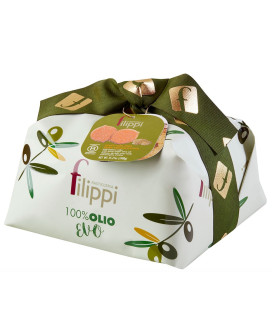 Vendita online panettone Filippi all' Olio Extra Vergine di Oliva Avorie'. Shop on line panettoni artigianali della pasticceria