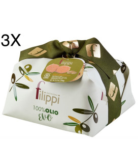 Vendita online panettone Filippi all' Olio Extra Vergine di Oliva Avorie'. Shop on line panettoni artigianali della pasticceria