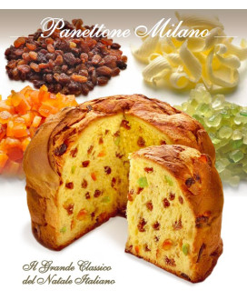 Online sales Flamigni classic panettone Milano hand-wrapped. Shop online homemade panettone, naturally leavened baked cake with 