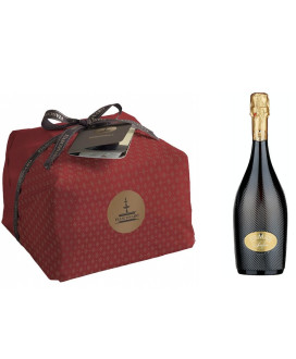 Online sales packaging Christmas 2013 with prosecco, panettone craft Fiasconaro quality (Typical Christmas Cake) and Italian Pro