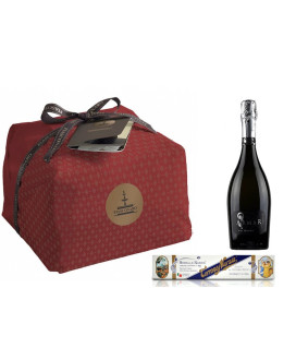 Online sales packaging Christmas 2013 with prosecco, panettone craft Fiasconaro quality (Typical Christmas Cake) and Italian Pro