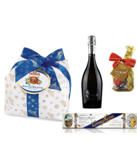 Vendita online confezioni Natale 2015 con panettone artigianale Albertengo, Torrone Sorelle Nurzia, cioccolatini Lindor e prosec