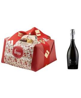 Vendita online confezioni Natale 2015 con panettone artigianale Filippi e prosecco Armar di qualità. Shop on line idee regalo pe