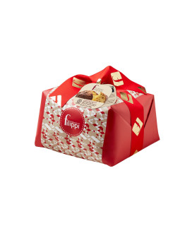 Vendita online confezioni Natale 2015 con panettone artigianale Filippi e Champagne Laurent Perrier Brut. Shop on line idee rega