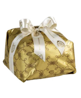 Online sales packaging Christmas 2013 with French Champagne, panettone craft from old bakery Cova (Typical Christmas Cake) in vi