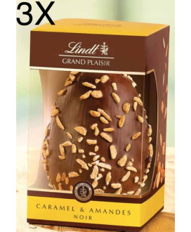 Lindt - Grand Plaisir - Dark Chocolate with Almonds and Caramel - 300g NEW