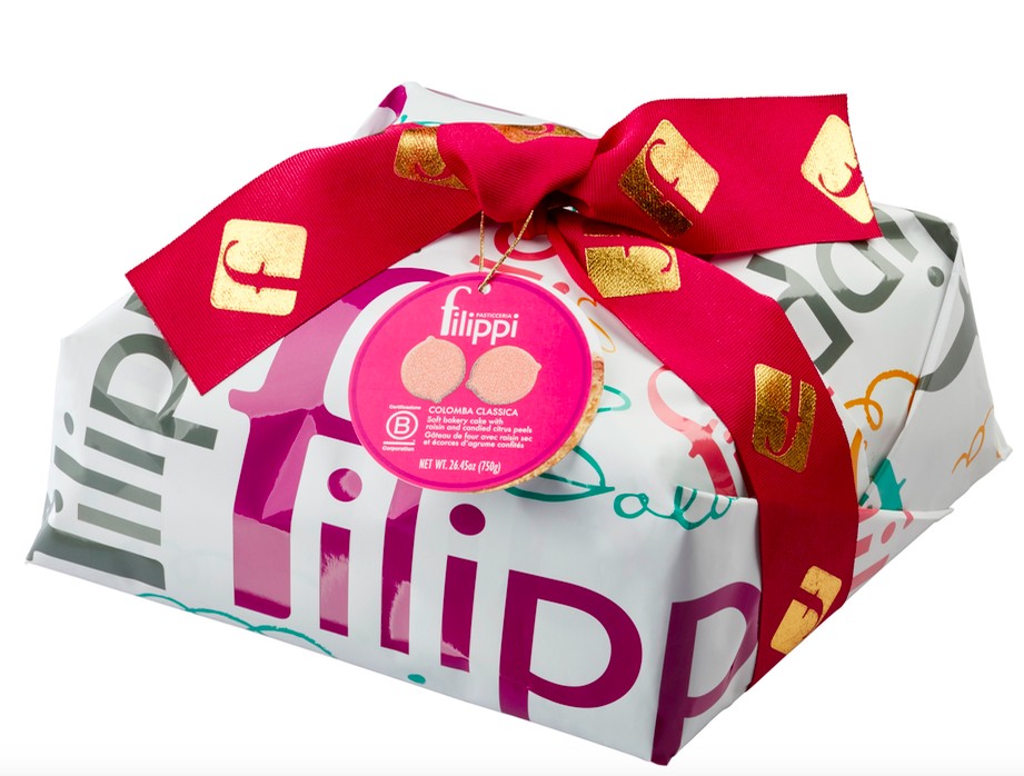 Buy online Filippi Pastry Shop, Italian Easter Cake with candied fruit,  chocolate, cherry. Sale online homemade colomba