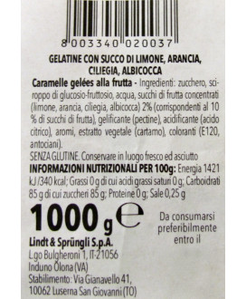 Vendita online caramelle gelatine mignon Horvath Lindt e Sprungli assortite alla frutta a € 12,00 al kg. Shop on-line caramelle 