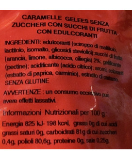 Vendita online caramelle gelatine senza zucchero Horvath Lindt e Sprungli ai gusti di frutta. € 17,00 al Kg. Shop on-line carame