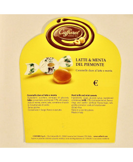 Vendita online caramelle Caffarel Latte e Menta dissentanti. Prezzo € 12,00 al kg. Shop on line caramelle Caffarel latte e menta