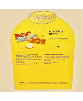 Vendita online caramelle Caffarel Allegrelle ripiene alla frutta.... Shop on line caramelline ripiene Caffarel assortite e gusto