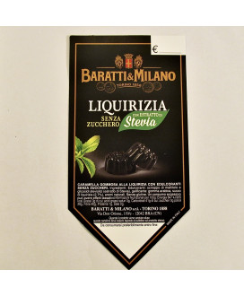 Vendita online caramelle Baratti & Milano gommose alla liquirizia a € 10,00 al kg. Shop on line caramelle Baratti & Milano Morab