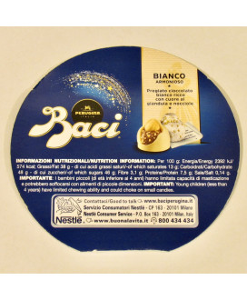 vendita online cioccolatini sfusi shop on-line baci bianchi perugina con frase d' amore miglior prezzo in internet cioccolato di