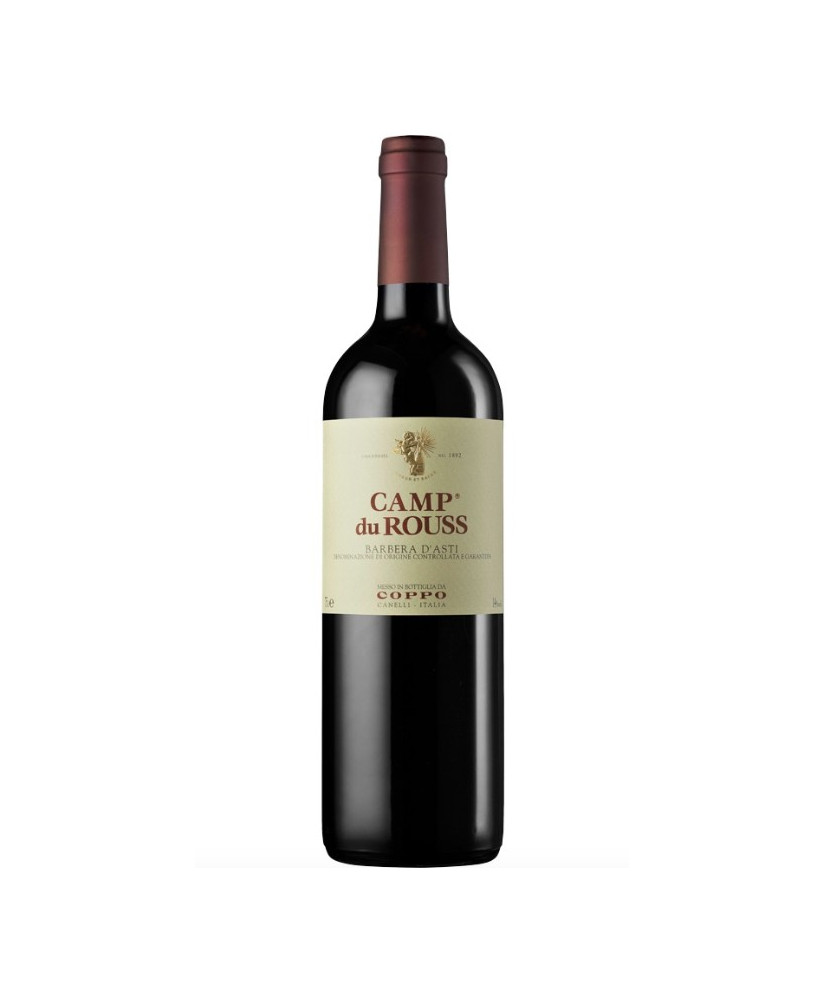 Shop online wines Cantine Coppo, camp du rouss barbera d'alba, best quality Piedmont red wines price.