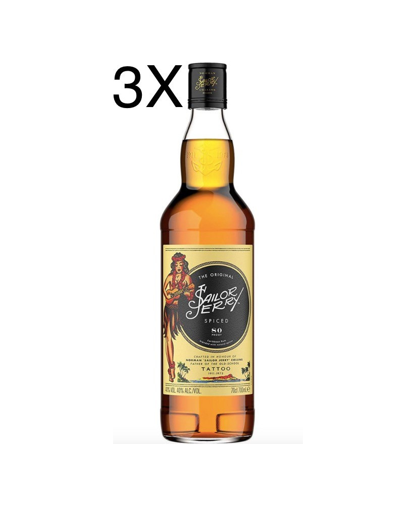 Sailor Jerry - Caribbean Spiced Rum - 70cl