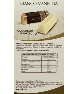 Vendita online cioccolatini Suisse di cioccolato bianco Lindt e Sprüngli a €30.00 al Kg. Shop on-line cioccolatino Lindt bianco.