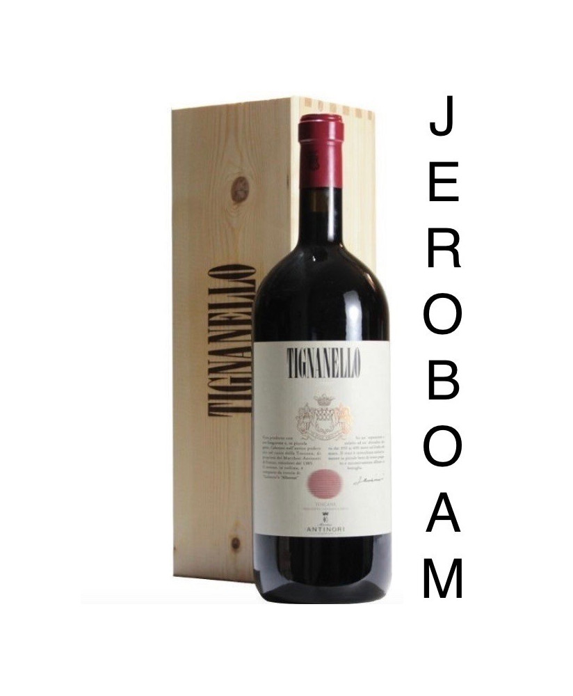 Antinori Tignanello 2020 Jeroboam - Online sale wine price large bottle - Tignanello wooden box online shop