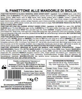 Fiasconaro - Dolce & Gabbana - Panettone Almonds - Limited Edition - 1000g