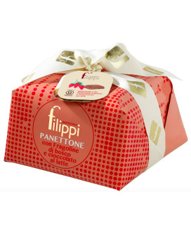 Filippi - Panettone Fragoline di Bosco e Cioccolato al Latte - 1000g - NEW