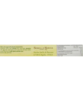 Vendita online Torrone delle Sorelle Nurzia, tenero con mandorle e pistacchi, morbido, impastato al cioccolato. Shop on line Tor