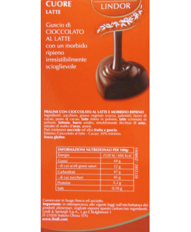 Vendita online Scatola a forma di Cuore Lindt regalo San Valentino cioccolatini Lindor. Shop confezioni Lindt 14 Febbraio