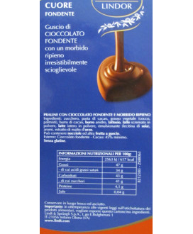 Vendita online Scatola a forma di Cuore Lindt regalo San Valentino cioccolatini Lindor. Shop confezioni Lindt 14 Febbraio