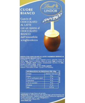 Vendita online Ovetti di Pasqua Lindor Novità 2017 Cuore Bianco, Lindt & Sprüngli a €30.00 al Kg. Shop on-line ovine