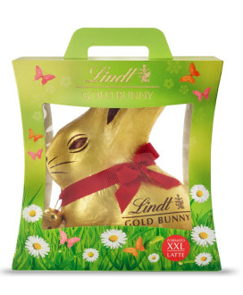 Vendita online Gold Bunny XXL di Pasqua grandi da 1 Kg. Lindt & Sprüngli al Latte (SCONTO 10%). Shop on line Coniglietto