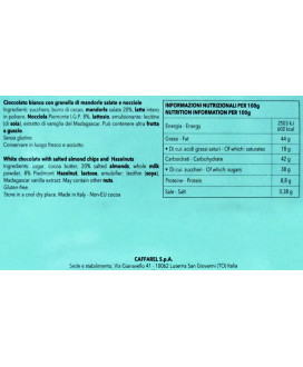 Online sales Caffarel Eggs of white, milk and dark chocolate with salted almonds, hazelnuts and pistachios. Shop online Caffarel