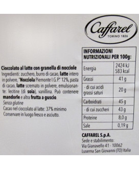 Vendita online Uova Caffarel mignon al latte con granella nocciole Piemonte I.G.P. Shop on line uovo Caffarel nocciolato