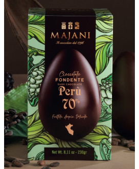 Vendita online uova di Pasqua Majani 2017 Fondente Extra 70% Perù. Shop on line Uovo di Majani Bologna con cacao amaro. Migl