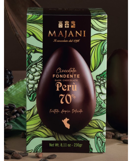 Online sales Easter eggs Italian Majani 2017 Dark packed with tulle. Shop online Egg Majani Bologna made in italy with cocoa. Be