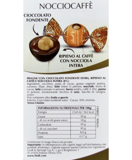 Shop online Chocolates Lindt Nocciocaffè, Dark chocolate with hazelnut whole. Lindt & Sprüngli price at Kg. Sales